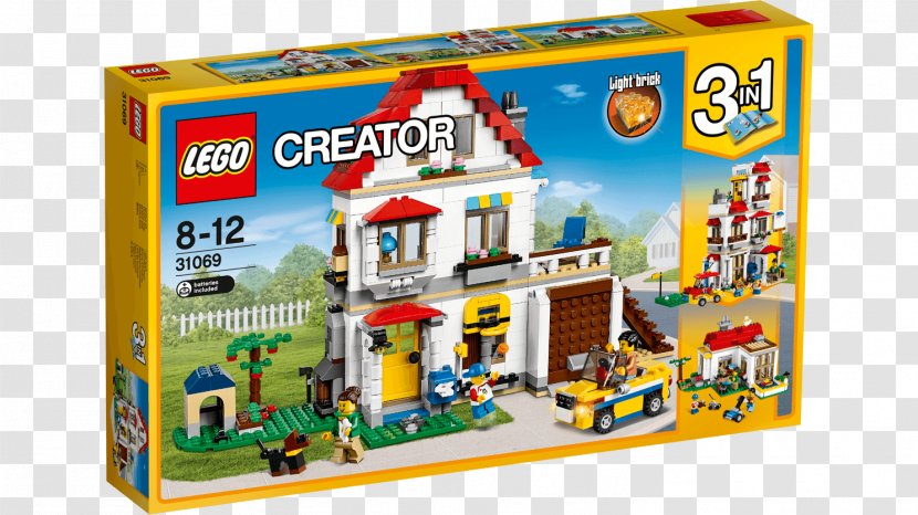 LEGO 31069 Creator Modular Family Villa 31070 Lego Turbo Track Racer Buildings - Toy Transparent PNG