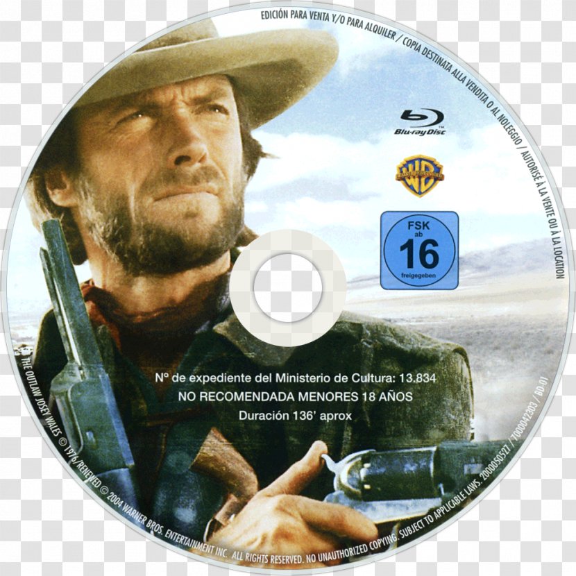 Clint Eastwood The Outlaw Josey Wales DVD Film Director - Dvd Transparent PNG