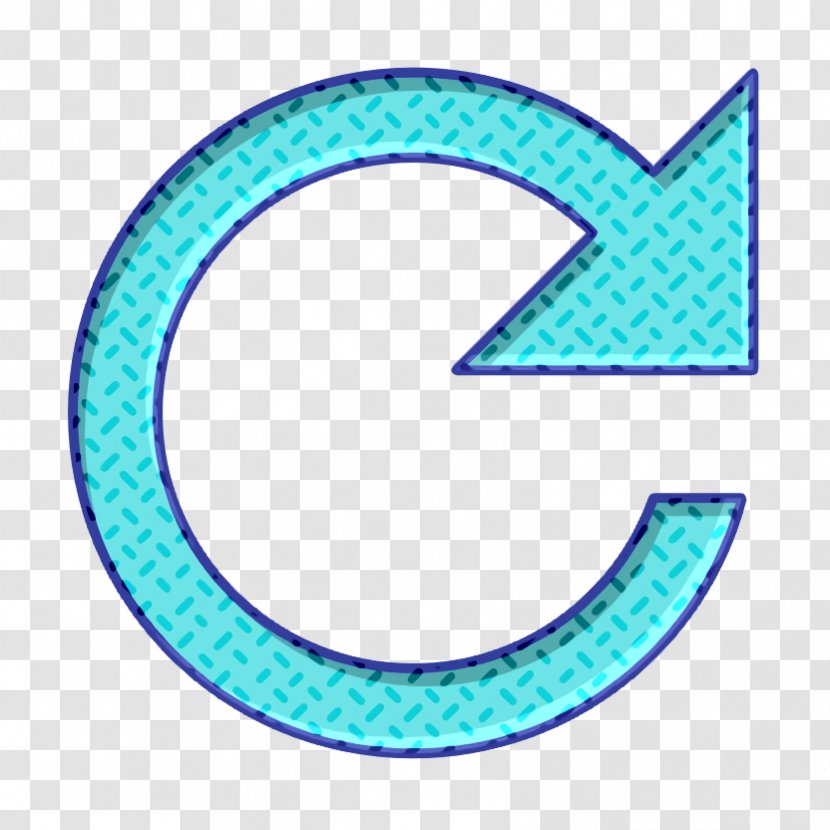 Refresh Icon - Aqua - Symbol Turquoise Transparent PNG
