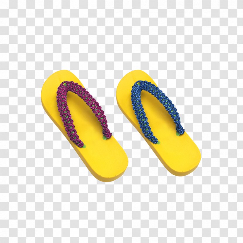 Slipper Flip-flops Shoe Sandal Footwear - Splash Badge Transparent PNG