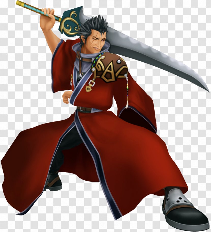 Final Fantasy X Kingdom Hearts II VII Auron Video Game - Spear Transparent PNG