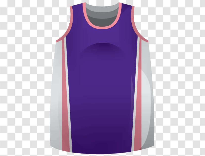 Gilets T-shirt Jersey Sleeveless Shirt - Cartoon - Basketball Uniform Transparent PNG