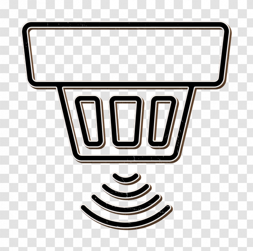 Smoke Detector Icon Connectivity Icon Sensor Icon Transparent PNG