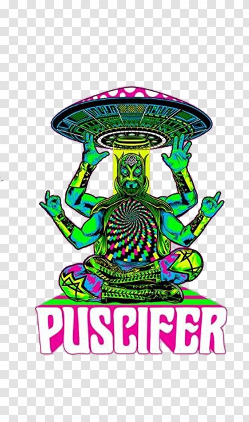T-shirt Puscifer - Logo - Four Hands Monster Transparent PNG
