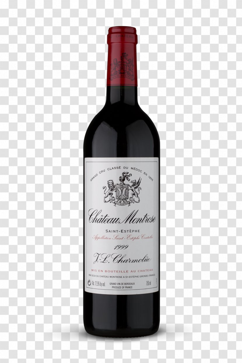Red Wine Cabernet Sauvignon Port Merlot - Glass Bottle - Premier Juillet Transparent PNG