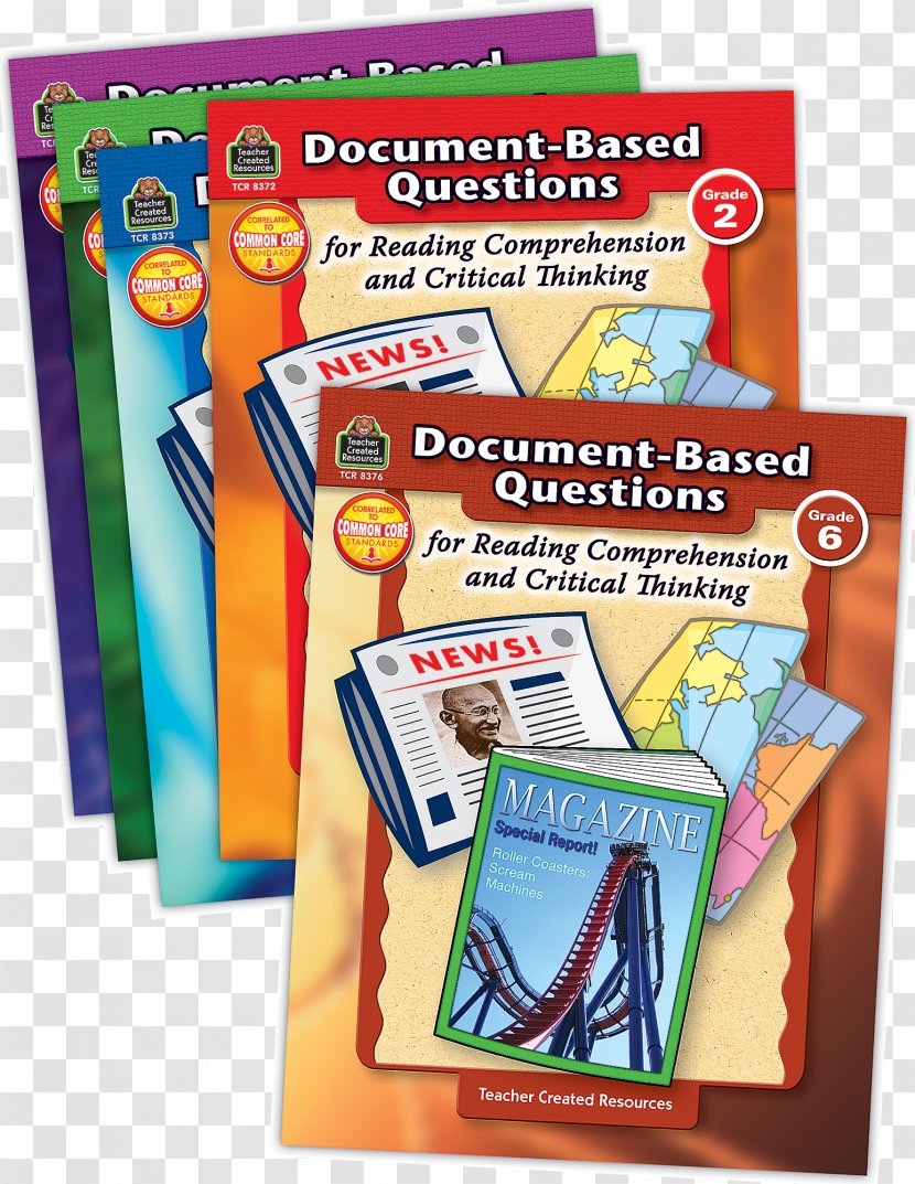 Document-Based Questions For Reading Comprehension And Critical Thinking Education Essay - Primary - Book Transparent PNG