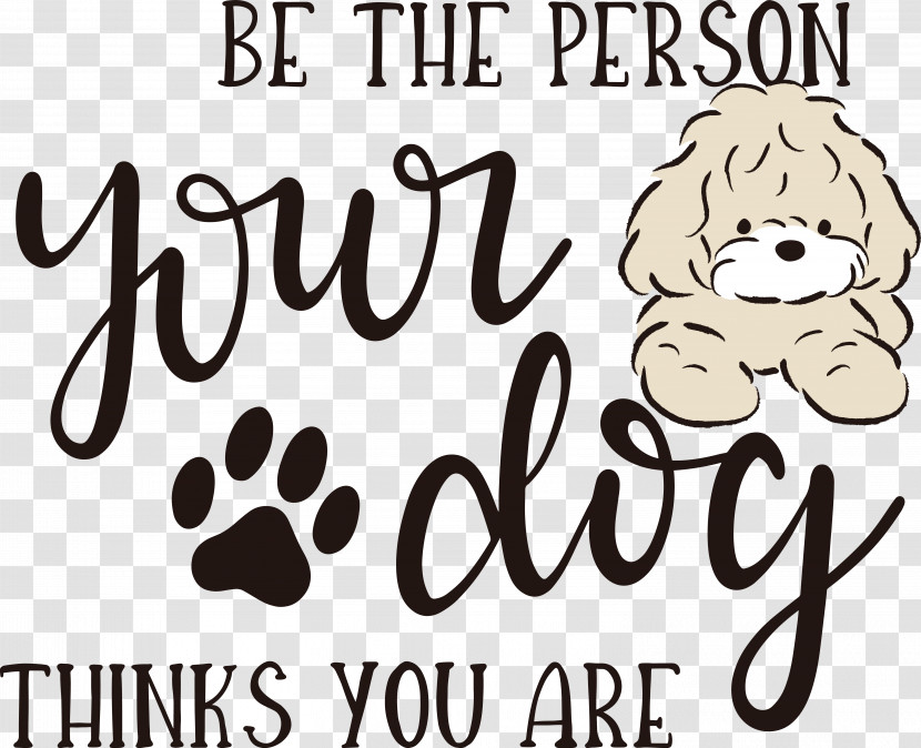 Dog Human Happiness Logo Black And White M Transparent PNG