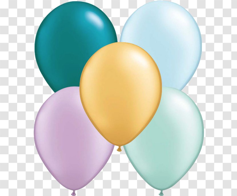 Balloon Flower Unique Industries Confetti Balloons Clip Art - Turquoise - Congratulations Graduates Qualatex Transparent PNG