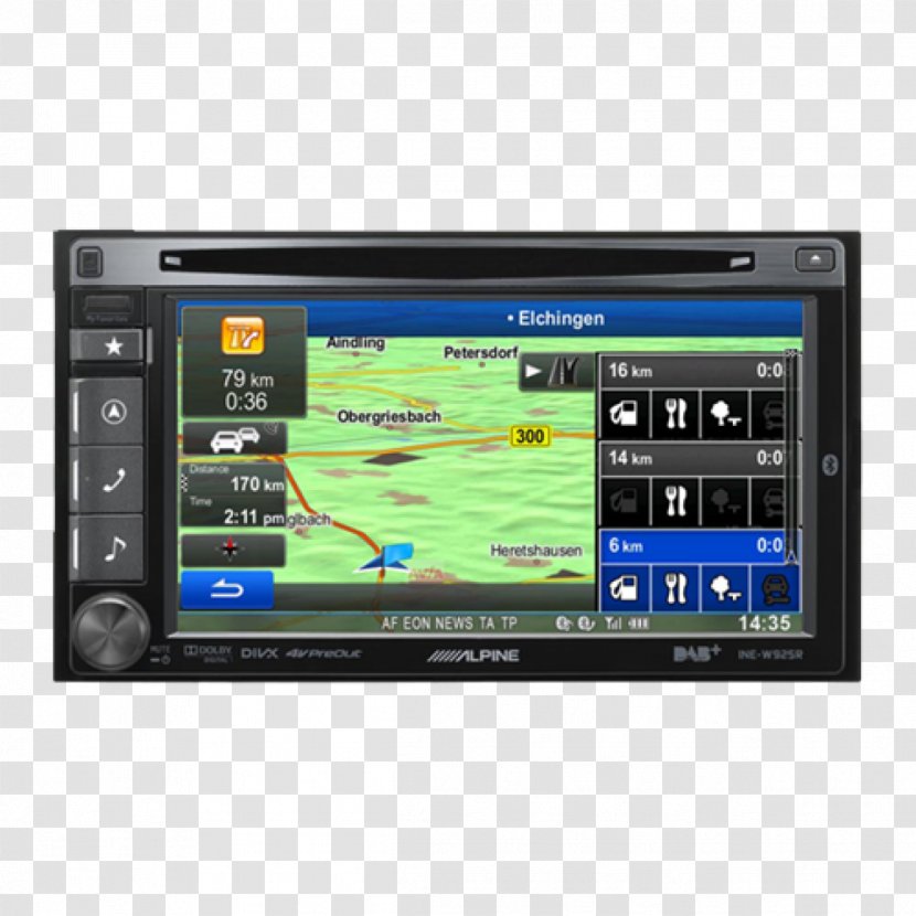 Car Vehicle Audio Automotive Navigation System GPS Systems IGO - Alpine Transparent PNG