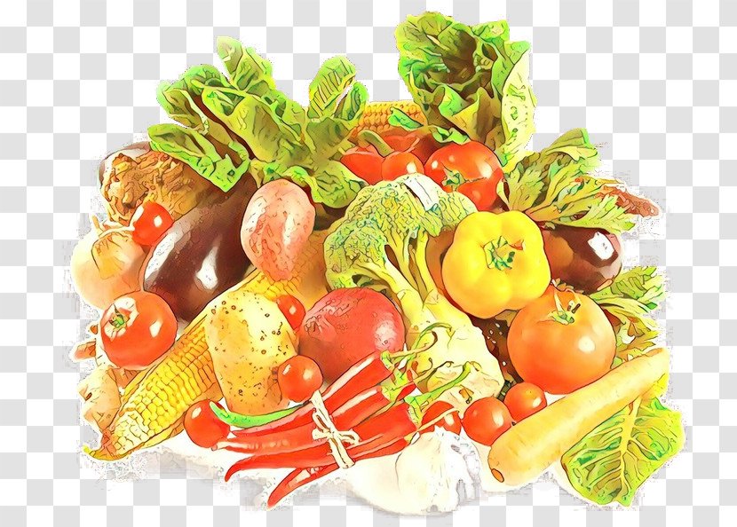 Natural Foods Vegetable Food Group Vegan Nutrition - Cartoon - Whole Plant Transparent PNG