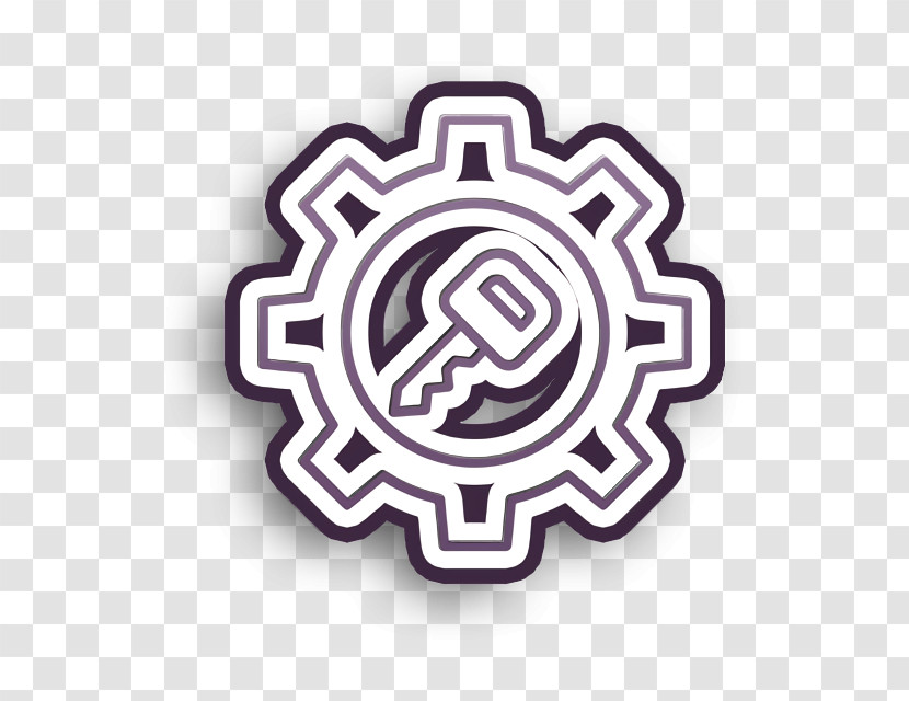 Cyber Icon Gear Icon Key Icon Transparent PNG