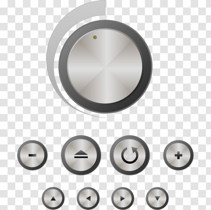 Download Euclidean Vector Button Icon - Hardware - Hand-painted Buttons Transparent PNG