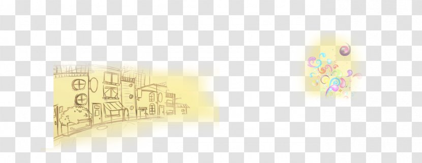 Paper Logo Yellow Font - Fuzzy City Transparent PNG