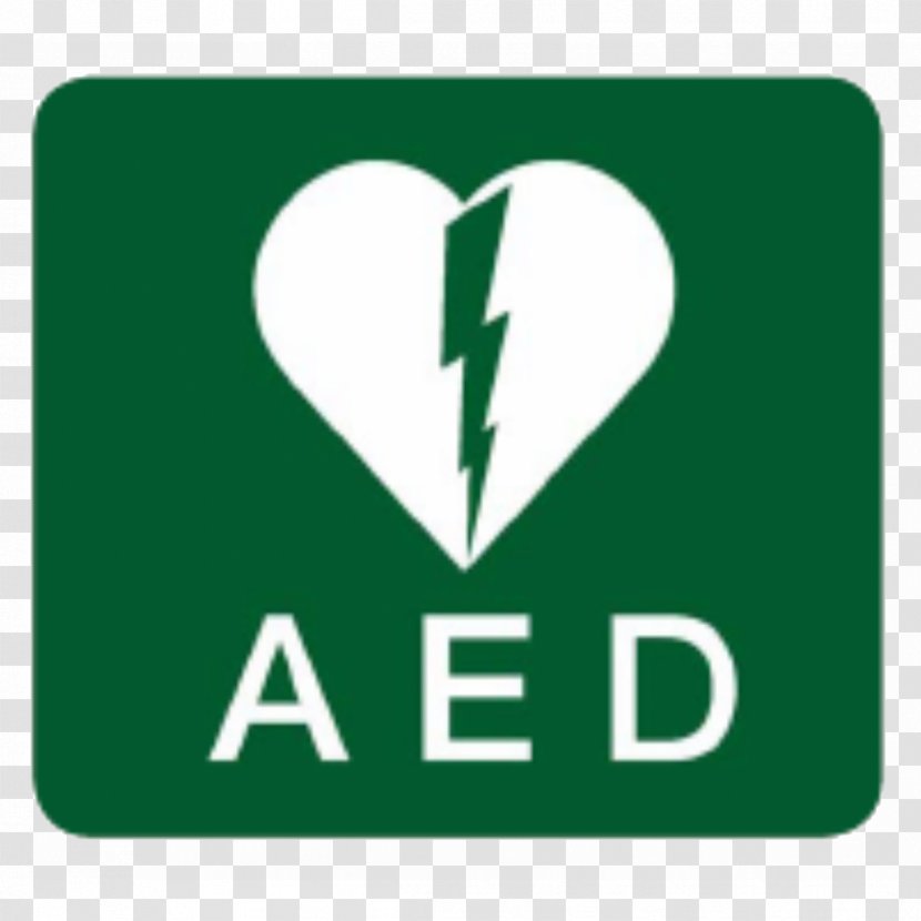 Automated External Defibrillators Sticker Cardiopulmonary Resuscitation First Aid Supplies - Information - Lifesaving Equipment Transparent PNG