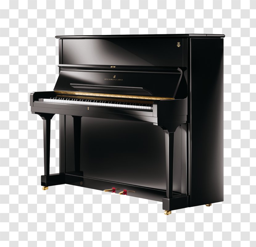 Steinway Hall Vertegrand & Sons Upright Piano - Electronic Device Transparent PNG