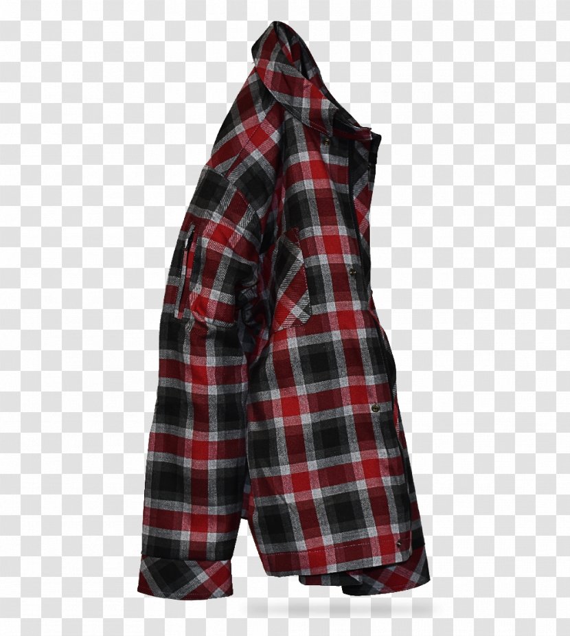 Motorcycle Kevlar Sleeve Full Plaid Shirt - Scarf Transparent PNG