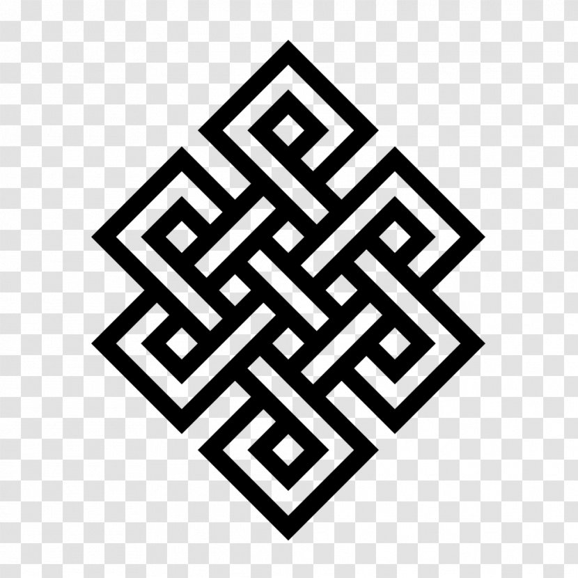 Endless Knot Eternity Buddhism - Rectangle Transparent PNG