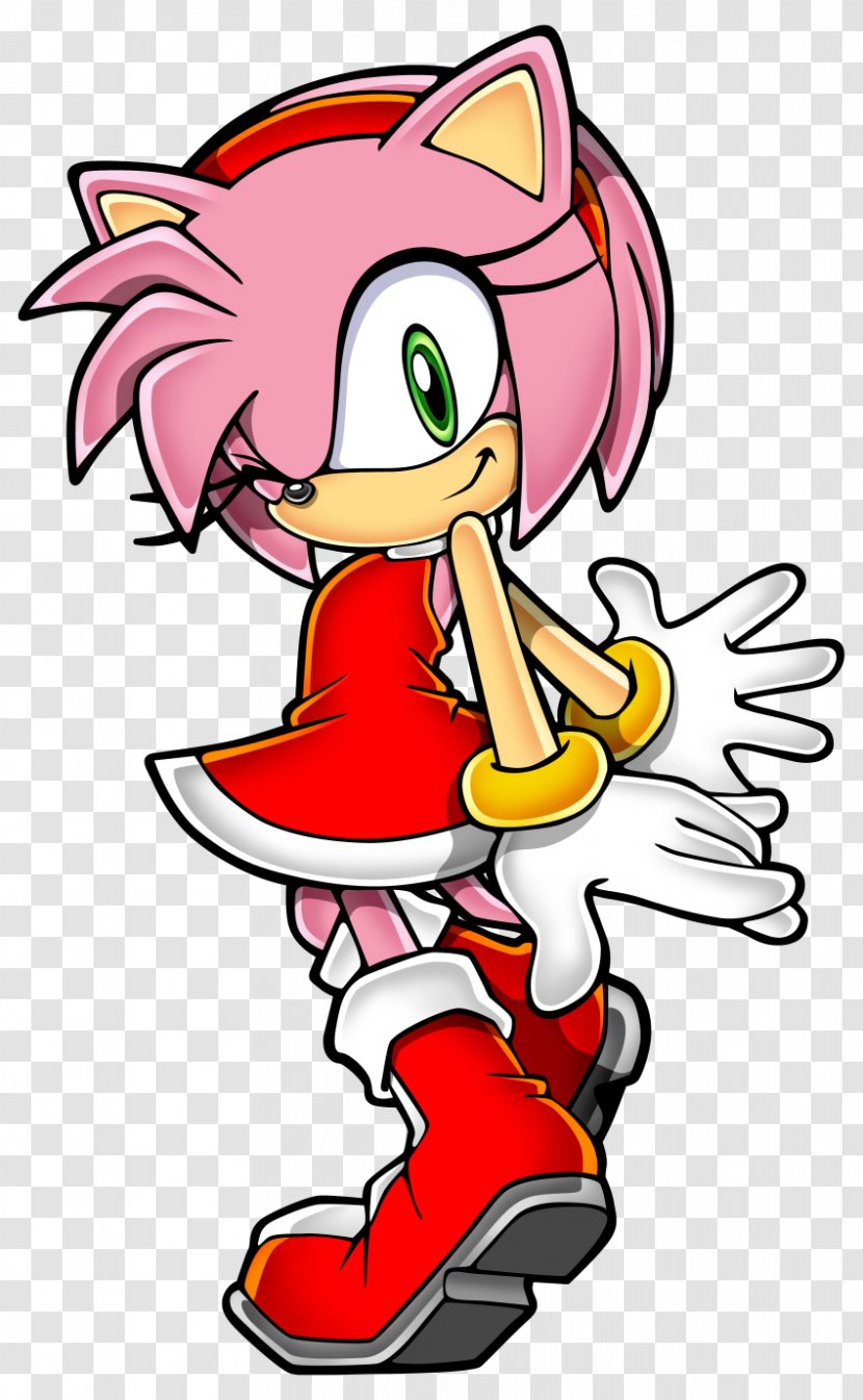 Amy Rose Sonic Advance 3 Battle The Hedgehog - Cartoon - Berry Transparent PNG