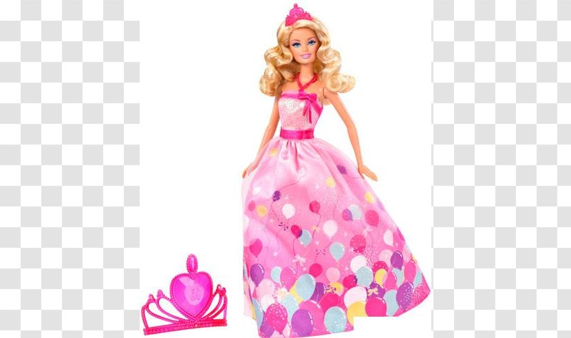 Barbie Fairytale Birthday Princess Doll Toy Clip Art Transparent PNG