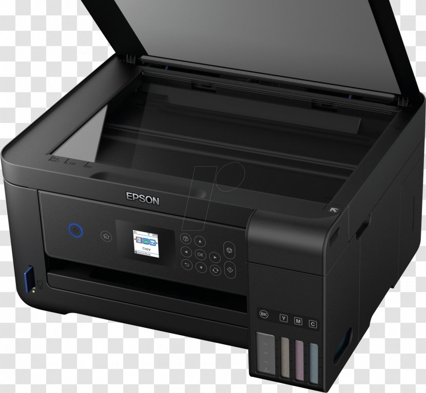 Inkjet Printing Multi-function Printer Image Scanner Epson Ecotank Expression ET-2750 - Color Transparent PNG