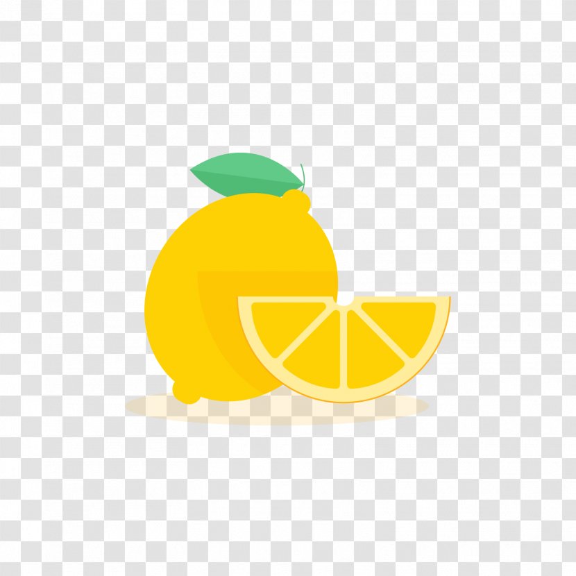 Yellow Lemon Juice Euclidean Vector - Fruit Transparent PNG