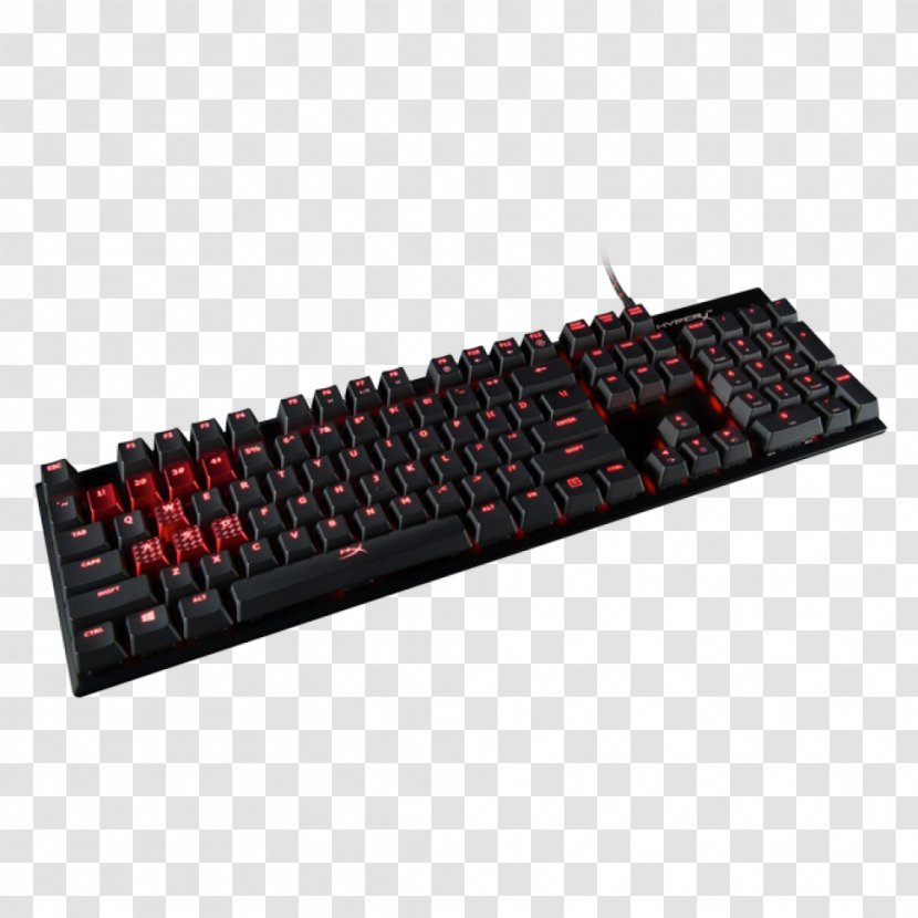 Computer Keyboard Cherry Gaming Keypad Kingston Technology Keycap Transparent PNG