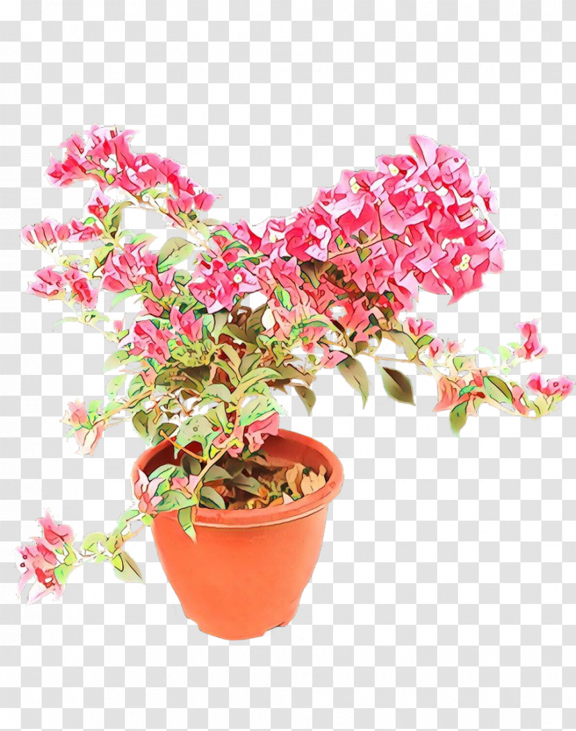 Flower Flowerpot Plant Bougainvillea Pink Transparent PNG