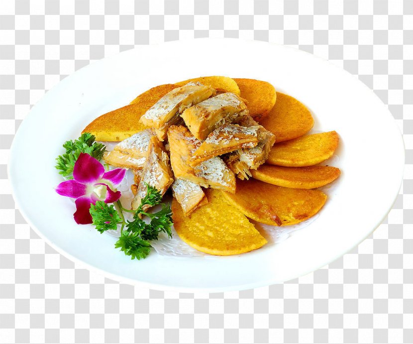 Sausage Potato Wedges Salted Fish - Junk Food - Flavor Transparent PNG
