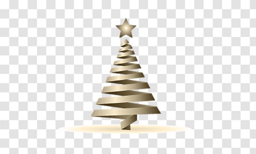 Christmas Tree Icon - Decor - Ribbon Triangle Trees Transparent PNG