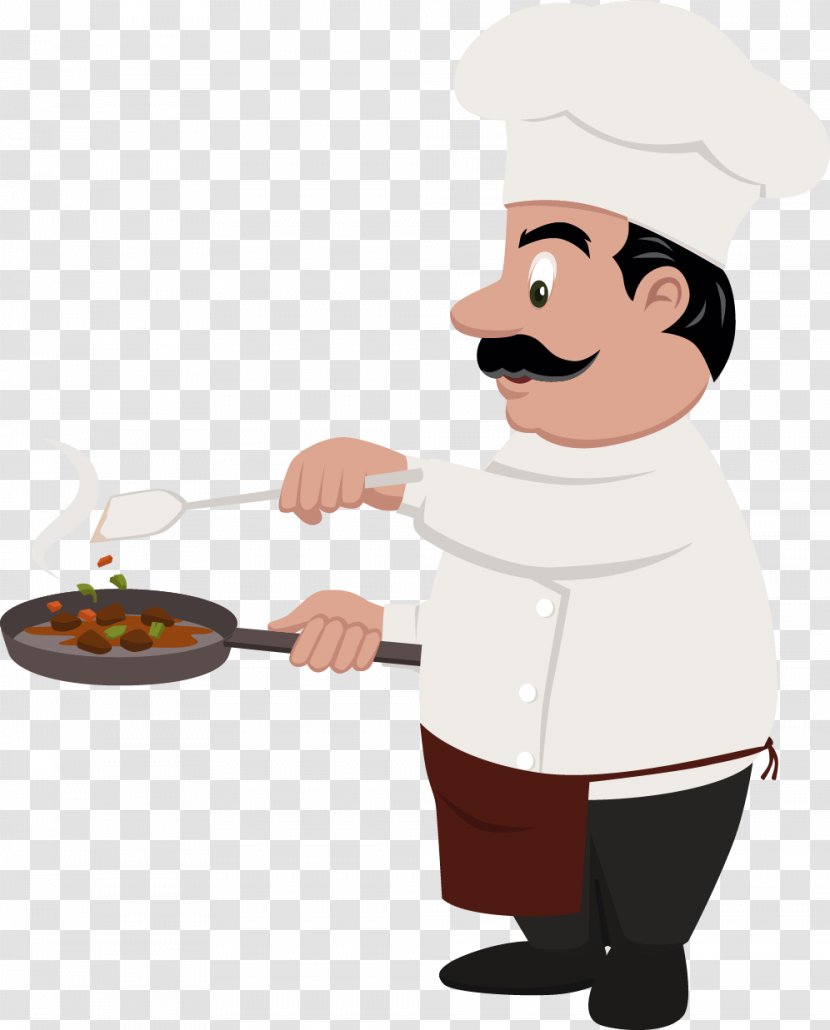 Chef Cooking Euclidean Vector - Gastronomy - Cartoon Character Transparent PNG