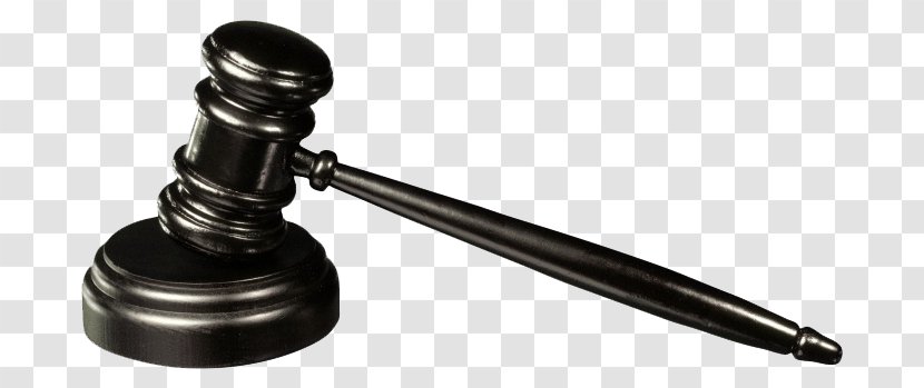 Judge Gavel Court Hammer Clip Art - Black Transparent PNG