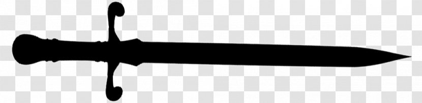 Black Ranged Weapon Line Transparent PNG