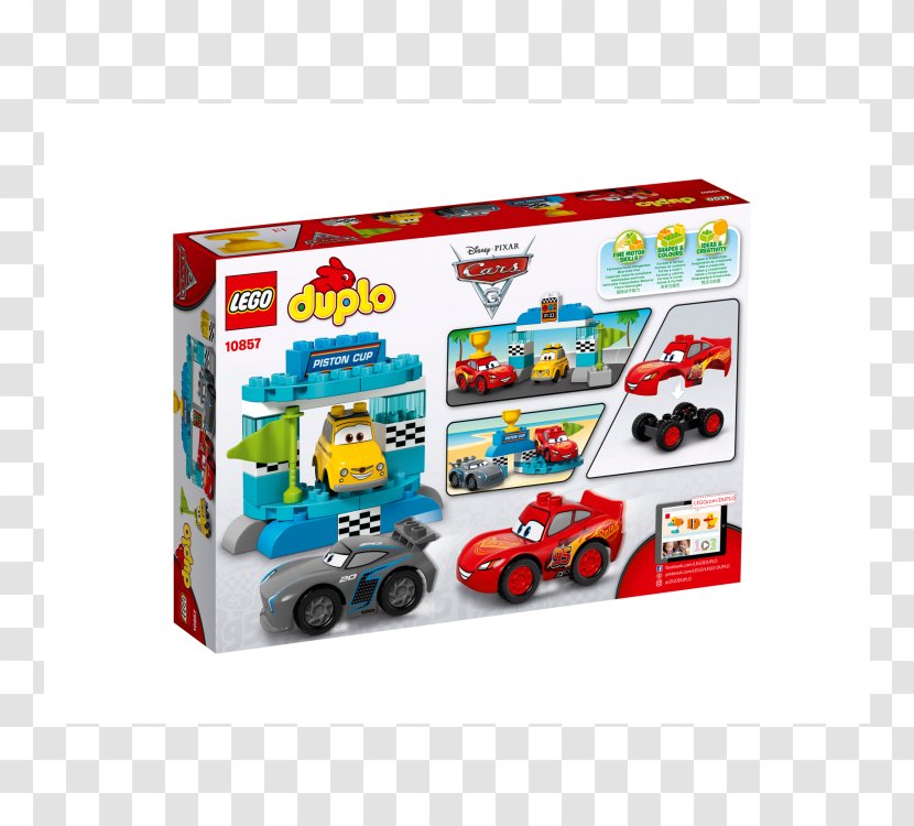 Lightning McQueen Jackson Storm Lego Duplo LEGO 10857 DUPLO Piston Cup Race - Toy Transparent PNG