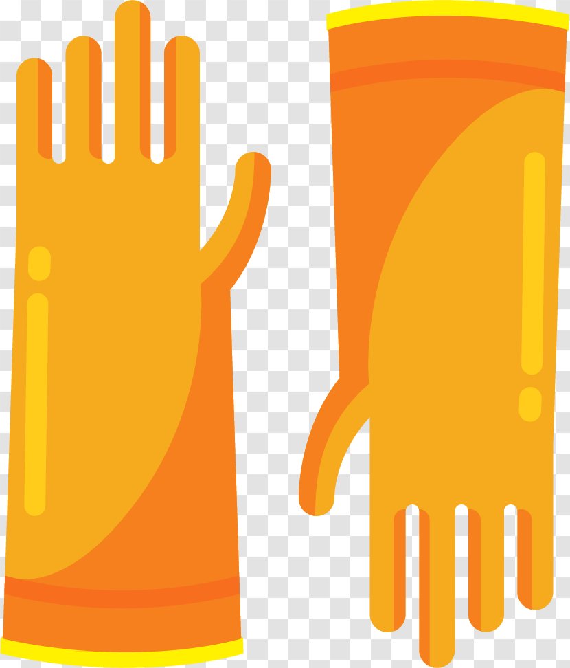 Rubber Glove - Thumb - Gloves Vector Elements Transparent PNG