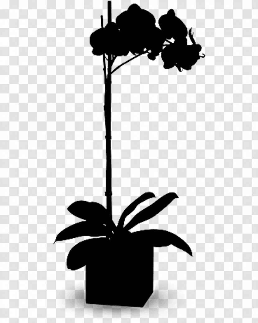 Tree Clip Art Flowering Plant Silhouette - Blackandwhite Transparent PNG