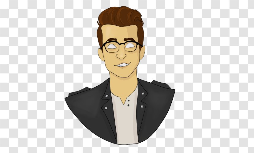 Glasses Cartoon - Forehead - Brendon Urie Transparent PNG