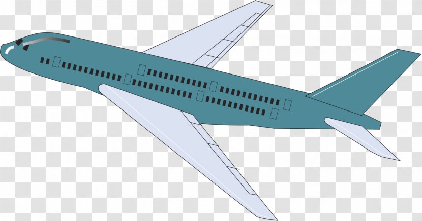 Boeing 737 C-40 Clipper Airbus Wide-body Aircraft - Cartoon Airplane Transparent PNG