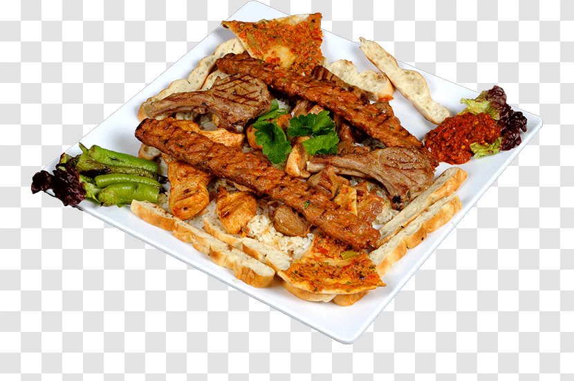 Kebab Middle Eastern Cuisine Mixed Grill Pita Ćevapi - Asian Food - Meat Transparent PNG