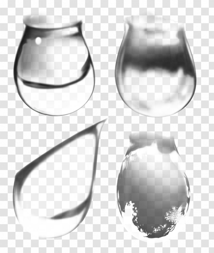 Drop Clip Art - Silver - Water Drops Image Transparent PNG