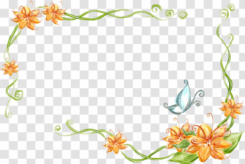 Flower Presentation Picture Frames Clip Art - Leaf - PPT Transparent PNG