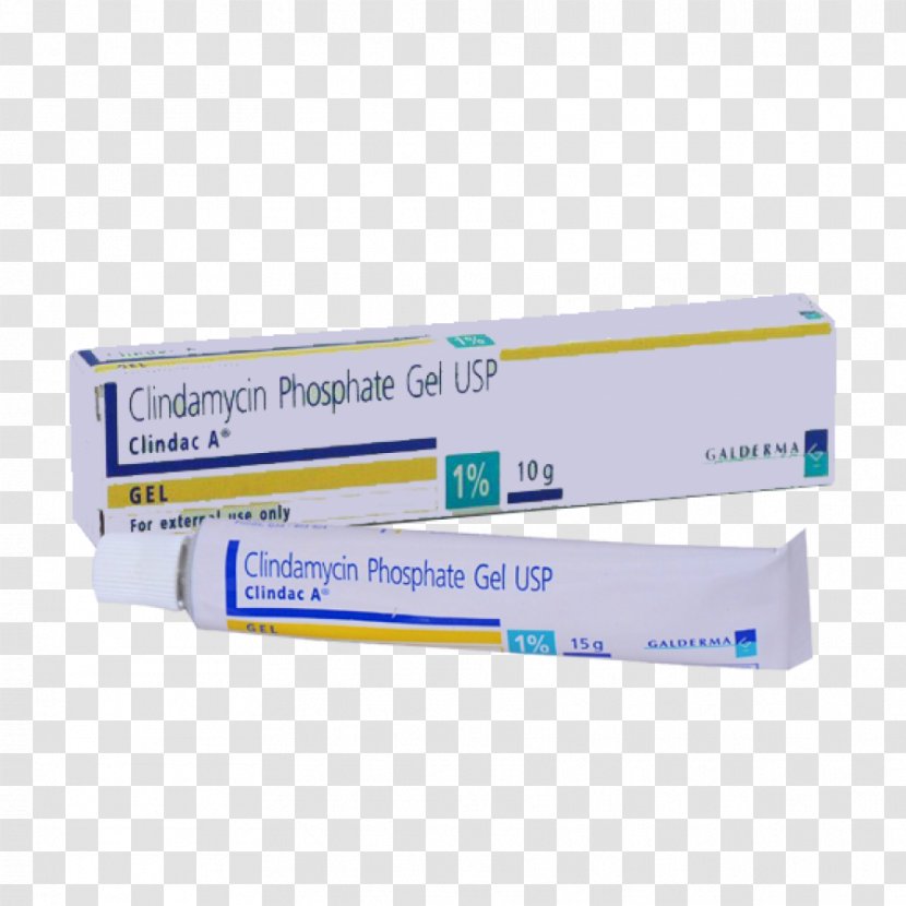 Clindamycin Phosphate Acne Topical Medication Gel - Fucidin - Birth Control Transparent PNG