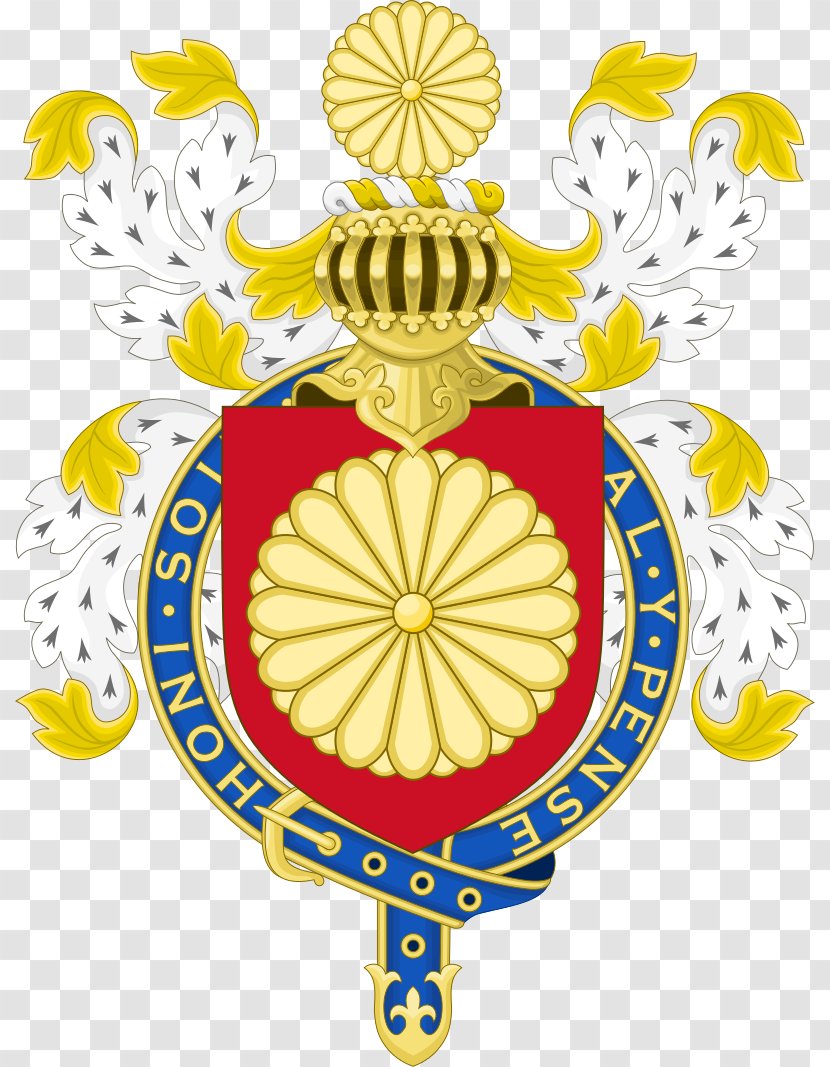 Emperor Of Japan Coat Arms Order The Garter Crest - Flowering Plant Transparent PNG