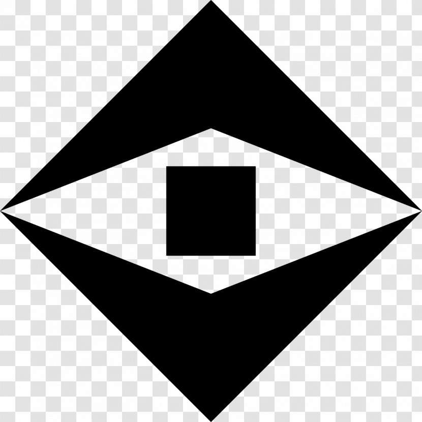 Point Symbol Angle Logo Pattern - Black M Transparent PNG