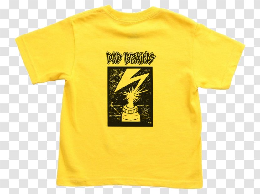 T-shirt Dad Brains MerryXmas Sweatshirt - Yellow - Tshirt Transparent PNG