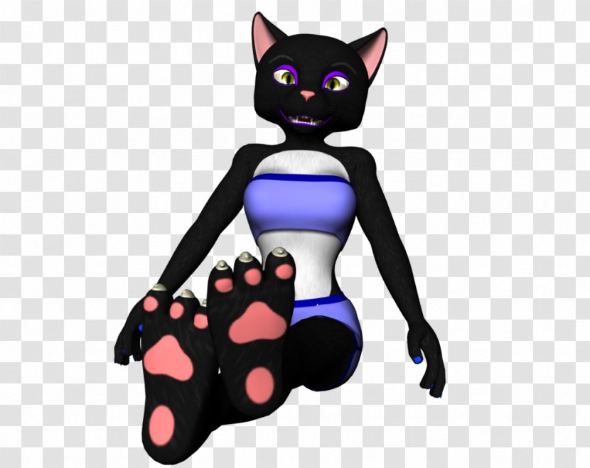 Whiskers Cat Paw Character - Small To Medium Sized Cats - P51 Mustang Transparent PNG