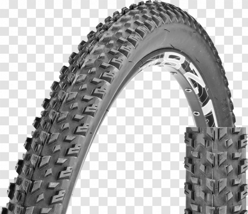 Tread Bicycle Tires Mountain Bike - Automotive Tire Transparent PNG