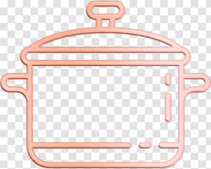 Pot Icon Kitchen Icon Gastronomy Line Craft Icon Transparent PNG