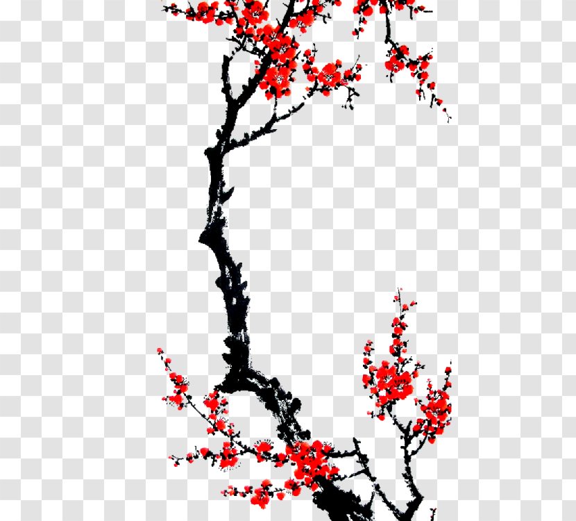 Plum Blossom Download Preview - Woody Plant - Flower Transparent PNG