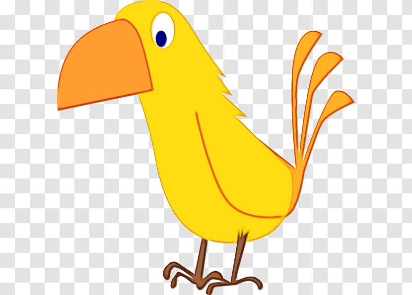 Bird Beak Yellow Clip Art Cartoon Transparent PNG