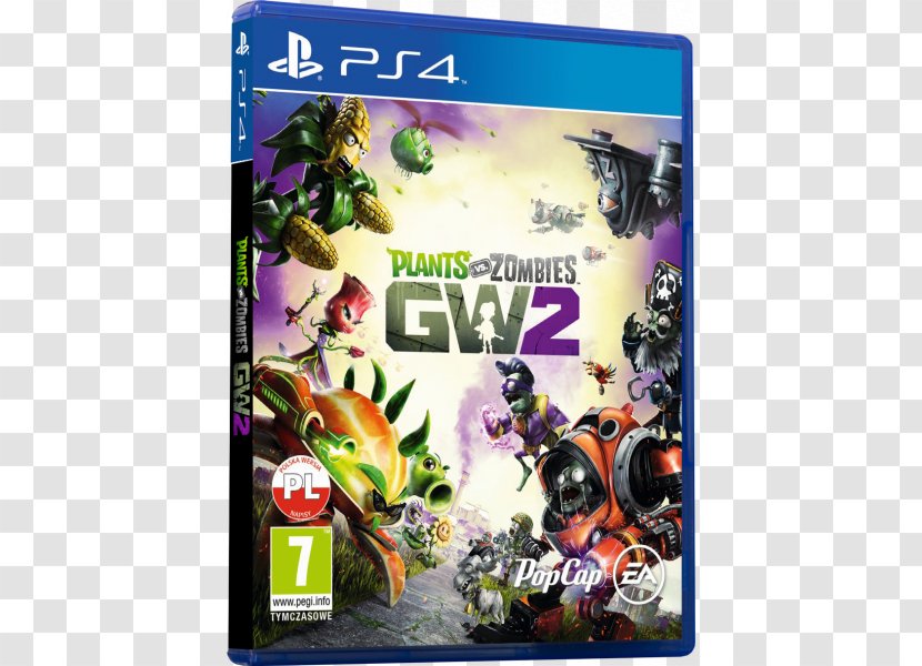 Plants Vs. Zombies: Garden Warfare 2 PlayStation 4 Video Game - Action - Electronic Arts Transparent PNG
